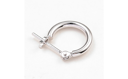 プラチナ900 　フープピアス　1.5×10　120333 SWAE017