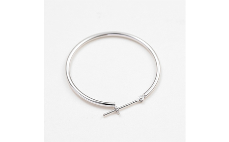 プラチナ900 　フープピアス　1.5×30　120339 SWAE022