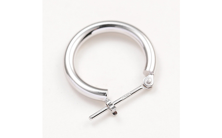 プラチナ900 　フープピアス　2×15　120334 SWAE023