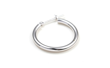 プラチナ900 フープピアス 2×20 120335 SWAE024