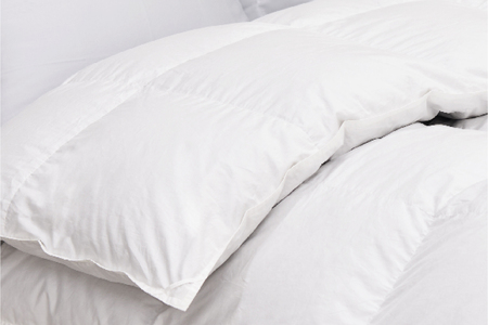 【富士新幸謹製】羽毛布団 合掛け クイーン ハンガリーマザーシルバーグース ダウン93％※着日指定送不可 DSI048