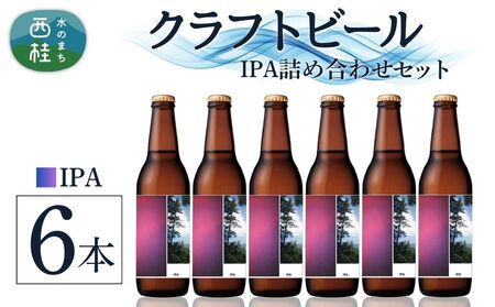 クラフトビール IPA 6本 セット / 瓶ビール ビール 地ビール エール 詰め合わせ 飲み比べ 家飲み おすすめ 人気 天然水 ギフト 贈り物 父の日 お歳暮 送料無料【n0658-06_tpm】