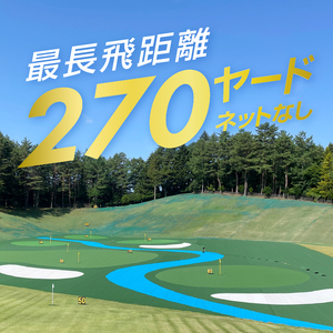鐘山ゴルフセンター練習球券（300球券）
