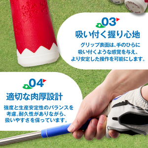 ２２３ｇｒｉｐ[富士山ゴルフグリップ・1本] 冬富士（ブルー）