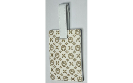 白い甲州印伝「URUSHINASHIKA」カードケース（スライド式）1個