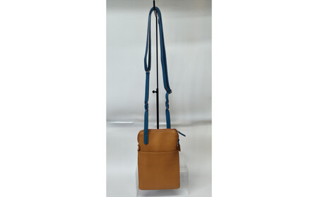 「鞄工房 香」レザーミニショルダーバッグ「海」