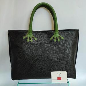 「鞄工房　香」カエルのトートバッグ