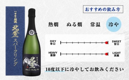 甲斐の開運 純米吟醸「北麓スパークリング」 720ml＜スパークリング日本酒＞【井出醸造店】