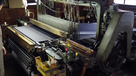 郡内織物「富士桜工房」シルクネクタイ 籠目 蘇芳色