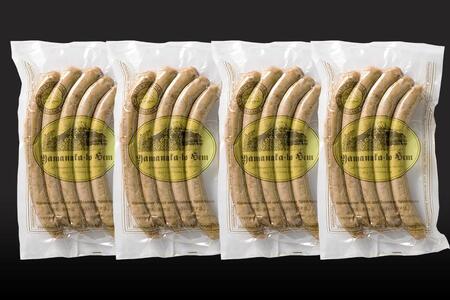【定期便／山中湖ハム】 豚肉と塩、ハーブ香辛料だけで作った無添加ソーセージ/800ｇ×3ヶ月　合計約2.4kg