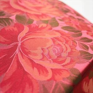 槙田商店【晴雨兼用】長傘 ”絵おり”  大バラ：エンジ