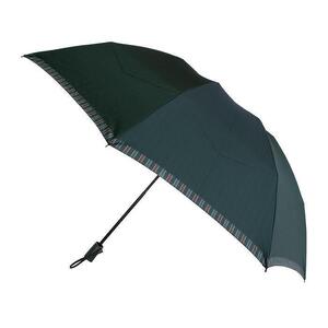 槙田商店【紳士折りたたみ傘】Tie Plain×Stripe 緑