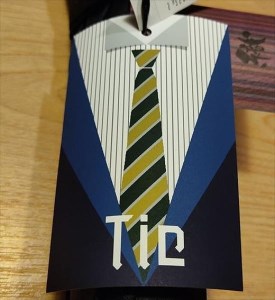 槙田商店【紳士長傘】Tie Plain×Stripe 茶
