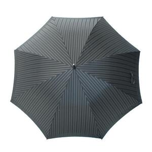 槙田商店【紳士長傘】Tie Stripe×Plain ブラック