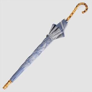 槙田商店【晴雨兼用】長傘 kirie ペイズリー:ミステリアスブルー