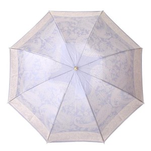 槙田商店【晴雨兼用】折りたたみ傘 kirie ペイズリー:アイスブルー