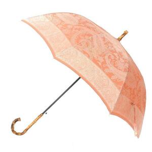 槙田商店【晴雨兼用】長傘 kirie ペイズリー:ビンテージアプリコット