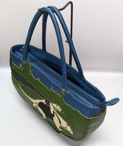 「鞄工房　香」 アリクイ親子 横長トートバッグ