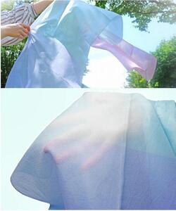 富士桜工房コットン×シルクストール SURURI (シーサイド)スルリと滑るようなサラサラ質感！