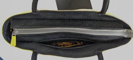 「鞄工房　香」横長トートバック  イエロー