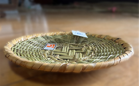 長野県伝統工芸品　戸隠産そばざる　7寸5分（23cm） 