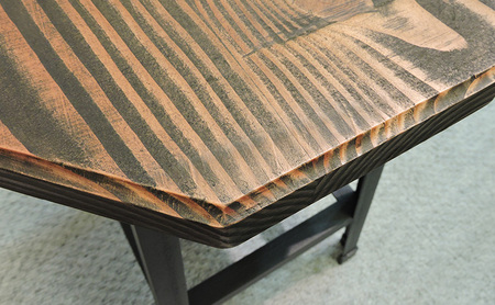 古材 スツール ロースツール 椅子 アンティーク おしゃれ 木製 アイアン チェア 天然木 無垢材 花台 八角形 玄関 キッチン リビング 一人暮らし 和モダン 昭和レトロ 家具 インダストリアル 長野市