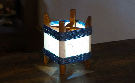 レトロ 照明 和室照明 おしゃれ 間接照明 和室 フロアランプ アンティーク 家具 玄関 卓上 led 幅10cm 昭和レトロ 大正ロマン 古民家 古民具 古家具 古道具 リメイク 和モダン 手作り 長野市 青