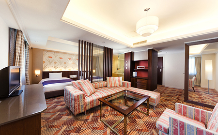 スイートルーム＆展望レストラン「さくら」信州牛鉄板焼きプラン2名様 ご当地 グルメ ホテル 宿泊券 食事 