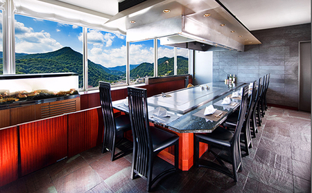 スイートルーム＆展望レストラン「さくら」信州牛鉄板焼きプラン2名様 ご当地 グルメ ホテル 宿泊券 食事 