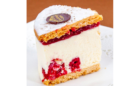 洋菓子店カサミンゴーの高級洋菓子 ケーゼザーネトルテ レアチーズケーキ（7cm×6個）※配送不可期間有