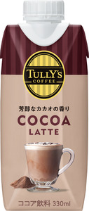 【定期便2回】紙ＤＣ　タリーズココアラテ３３０ml×１２本