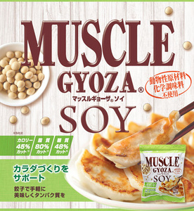 【定期便3回】MUSCLE GYOZA SOY ～マッスルギョーザソイ～ 冷凍餃子 40個入り 1袋 