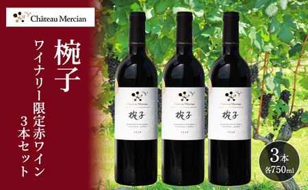 限定 赤ワイン 750ml 3本セット 椀子 ギフト シャトーメルシャン椀子ワイナリー シャトーメルシャン ワイン お酒 酒 アルコール 晩酌 家飲み 宅飲み お祝い 記念日 セット 贈り物 プレゼント 信州 長野 長野県 上田市