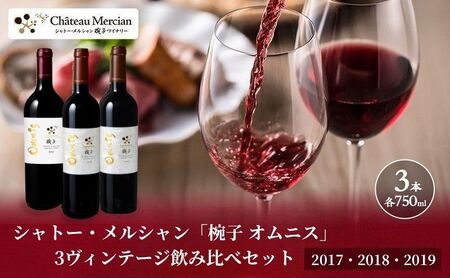 「椀子 オムニス」3ヴィンテージ飲み比べセット ワイン 赤ワイン お酒 酒 アルコール 長野 長野県 上田市