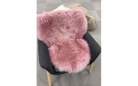 信州上田製ムートン(羊毛皮)一匹物 長毛40mm以上 ブラウン