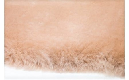 信州上田製ムートン（羊毛皮）二匹物　毛長35mm ホワイト