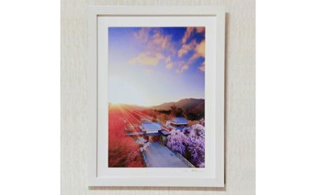 信州上田癒しの風景　写真家岡田光司　2Lサイズ額付きオリジナルプリント 9
