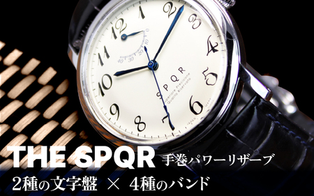 080-004　≪腕時計 機械式≫THE SPQR（文字盤ブラック）