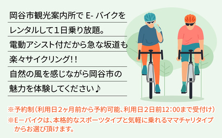 e-バイク(電動アシスト付き自転車)1日利用券