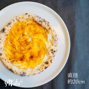 信州 りんご デザート ピッツァ 230g×1枚 | 信州りんご りんご リンゴ 林檎 デザートピッツァ ピザ スイーツ 信州 南信州 送料無料 ふるさと納税 長野県 飯田市 BQ02