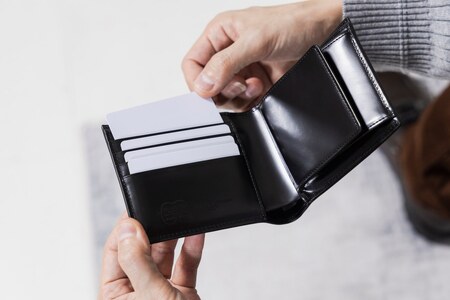 コードバン 二つ折り 財布 FLYING HORSE ( フライングホース ) | 財布 革 ホース レザー 長野県 飯田市