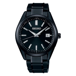 SEIKO セイコーセレクション 【SBTM343】 Ｓシリーズ ／ ソーラー 電波 腕時計 SEIKO ヤマザキ メンズ ブラック チタン バンド ブラック セイコー 時計 ウォッチ ウオッチ ブランド プレゼント 信州 長野県 諏訪 諏訪市 【61-133】