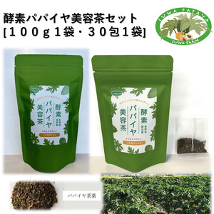 酵素パパイヤ美容茶 100g1袋/30包1袋/ すわファーム お茶 [91-14]