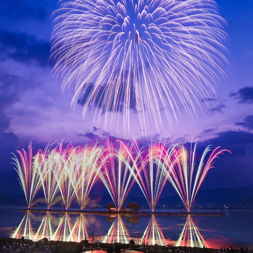 第78回諏訪湖祭湖上花火大会 有料エリア 湖畔ペア席[2人席] 令和8年(2026年)8月15日開催/諏訪湖祭実行委員会[56-09]