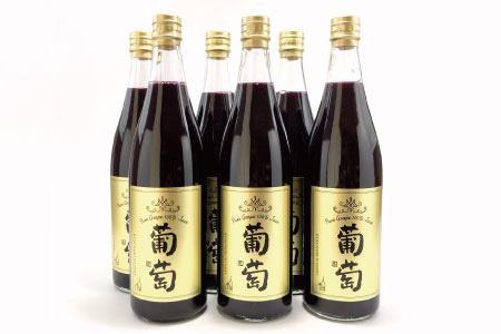 ≪ノンアルコール飲料≫ナガノパープルと巨峰の葡萄ジュース720ml×6本セット《楠わいなりー》