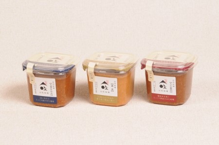山吹味噌 大寒仕込み、黄金、久左衛門各500gセット 高級 味噌 みそ 信州 長野 こだわり 食材 お取り寄せ 食べ比べ 自宅用