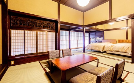 江戸期の小諸を満喫　脇本陣の宿 粂屋(くめや) 殿様の部屋ペア1泊券（朝食付） 高級宿 宿泊券 旅行 宿泊チケット 朝食付き 