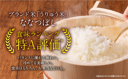 令和6年産 うりゅう米ななつぼし 無洗米 5kg(5kg × 1袋) 米 白米 北海道産 ななつぼし ブランド 米 ごはん おにぎり お弁当 あっさりとした食感 つや 和食 粘り ほどよい甘み 冷めてもおいしい バランスに優れた味わい お取り寄せ 北海道 雨竜町 送料無料