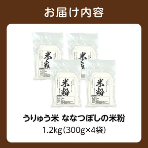北海道産 米粉 1.2kg 300g×4個 米粉 ななつぼし 真空パック