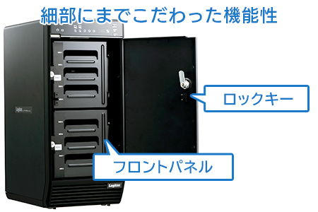【156-01】 ロジテック 外付けHDDケース 8BAY LHR-8BNHEU3